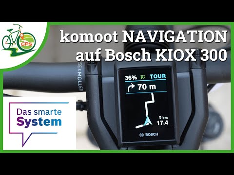 Bosch KIOX 300 Navigation 🚴 So funktioniert Flow App &amp; komoot Zielführung 🏁 smart System 📱
